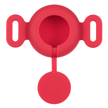 QR Code Medical ID Tag with Location Tracker Red, Red, large image number 2